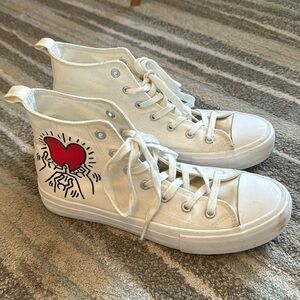 Keith Haring High-top Canvas Shoes